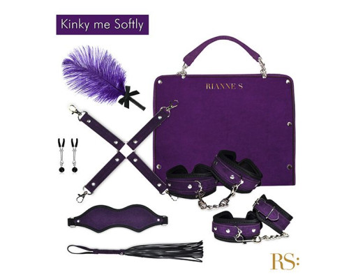 Подарунковий набір для BDSM RIANNE S — Kinky Me Softly Purple: 8 предметів для задоволення