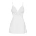 Obsessive 810-BAB-2 babydoll & thong white L/XL