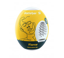 Самозмащувальний мастурбатор-яйце Satisfyer Masturbator Egg Single Fierce, одноразовий, не вимагає з