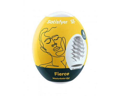 Самозмащувальний мастурбатор-яйце Satisfyer Masturbator Egg Single Fierce, одноразовий, не вимагає з
