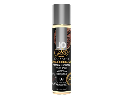 Змазка на водній основі System JO GELATO Double Chocolate (30 мл) без цукру, парабенів та гліколю