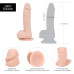 Реалістичний фалоімітатор на присосці ADDICTION - Mark 7,5″ Dildo With Balls, Beige