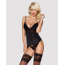 Obsessive 810-COR-1 corset & thong black L/XL