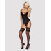 Obsessive 810-COR-1 corset & thong black L/XL
