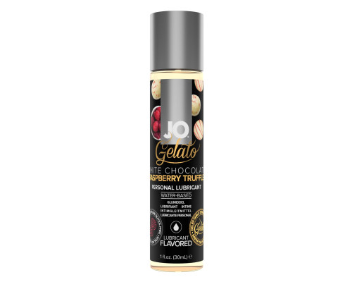 Змазка на водній основі System JO GELATO White Chocolate Raspberry (30 мл) без цукру та парабенів