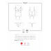 Obsessive 810-COR-2 corset & thong white S/M