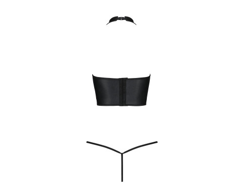 GENEVIA SET WITH OPEN BRA black L/XL - Passion