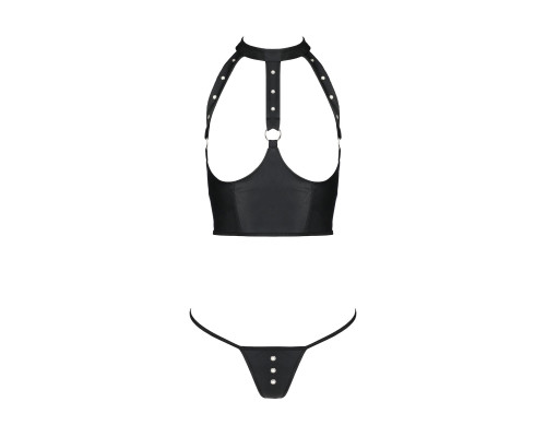 GENEVIA SET WITH OPEN BRA black L/XL - Passion