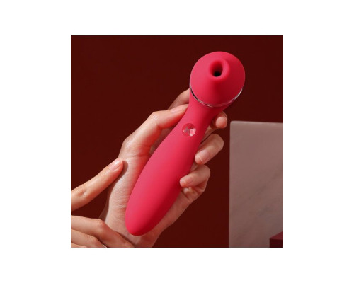Вакуумний вібратор KisToy Polly Plus Red