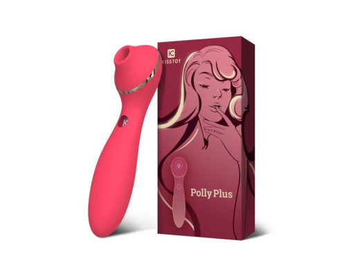 Вакуумний вібратор KisToy Polly Plus Red