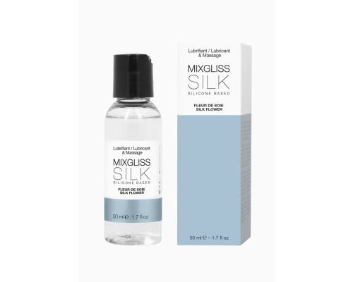 Лубрикант на силіконовій основі MixGliss SILK - FLEUR DE SOIE (50 мл) з квітковим ароматом