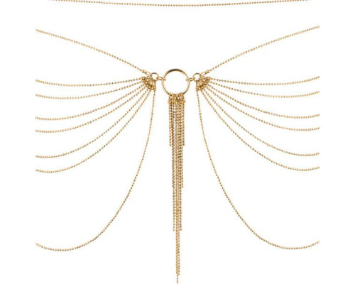 Ланцюжок трусики або ліф Bijoux Indiscrets MAGNIFIQUE Waist Chain - Gold, прикраса на тіло