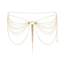 Ланцюжок трусики або ліф Bijoux Indiscrets MAGNIFIQUE Waist Chain - Gold, прикраса на тіло