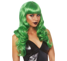 Leg Avenue Misfit Long Wavy Wig Green