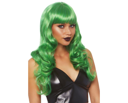 Leg Avenue Misfit Long Wavy Wig Green