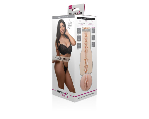 Мастурбатор Fleshlight Girls: Violet Myers - Waifu, из слепка вагины, очень нежный