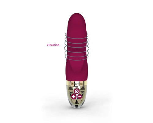 Вібратор-кролик Mystim Hop Hop Bob Fuchsia, потужний двигун, 8 режимів