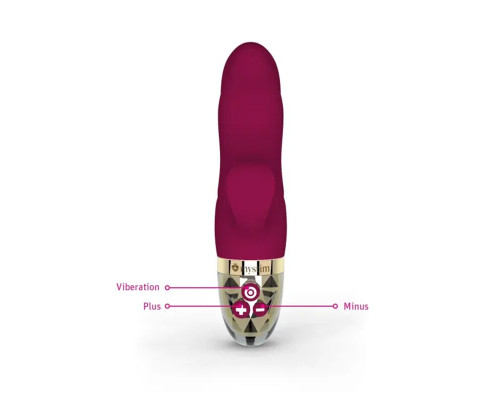 Вібратор-кролик Mystim Hop Hop Bob Fuchsia, потужний двигун, 8 режимів