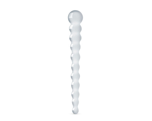 Скляний ділдо у вигляді намистин Gildo Glass Dildo No. 20