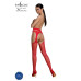Еротичні колготки-бодістокінг Passion ECO S002 red