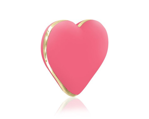Вібратор-серце Rianne S: Heart Vibe Coral, 10 режимів роботи, медичний силікон, подарункове пакованн