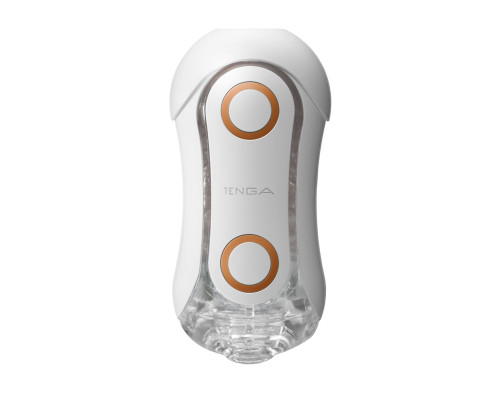 Мастурбатор Tenga FLIP ORB — Orange Crash, з можливістю зміни тиску та стимулювальними кульками всер