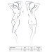 Комплект білизни GIANA BIKINI white XXL/XXXL - Passion: напівпрозорі ліф і трусики з бантиками