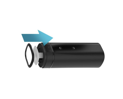 Мастурбатор Kiiroo Onyx +, 10 стискуючих кілець, не треба рухати, теледільдоніка