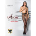 Колготки з відкритим доступом, імітація панчіх TIOPEN 014 black 3/4 (20 den) — Passion