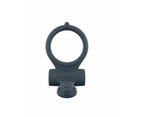 Эрекционное кольцо Dorcel Power Clit Plus с вибрацией, перезаряжаемое, с язычком со щеточкой