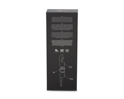 Вібромасажер Wand з трьома насадками Pornhub Spell Wand Set, потужний