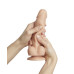 Реалістичний фалоімітатор Strap-On-Me Sliding Skin Realistic Dildo Vanille - XL, ефект рухливої шкір