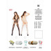 Бодистокинг Passion BS017 white, комбинезон, имитация чулок и пояса