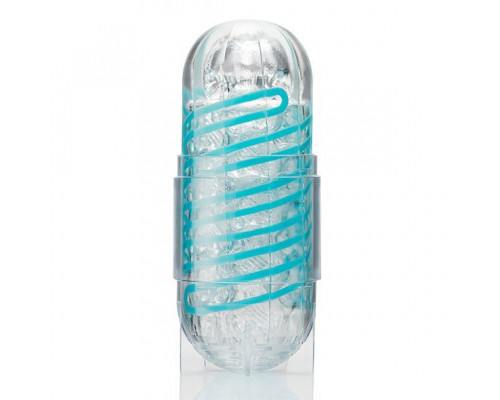 Мастурбатор Tenga Spinner 01 Tetra з пружною стимулювальною спіраллю всередині, ніжна спіраль
