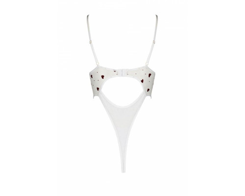 Еротичний боді з малюнком LOVELIA BODY white XXL/XXXL - Passion