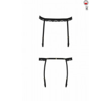 Пояс-стрепи для панчох SHELLY GARTER BELT black S/M - Passion Exclusive