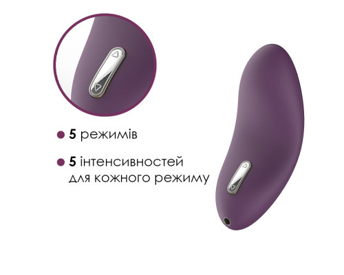 Кліторальний вібратор Svakom Echo Violet