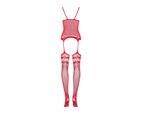 Obsessive Bodystocking F214 red S/M/L