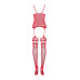 Obsessive Bodystocking F214 red S/M/L