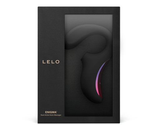 Вакуумний стимулятор із вібрацією LELO Enigma Black
