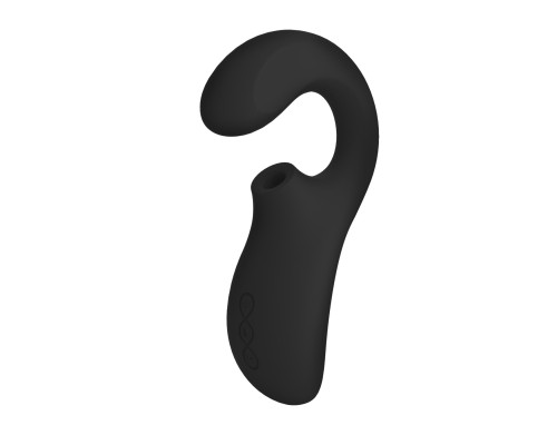 Вакуумний стимулятор із вібрацією LELO Enigma Black