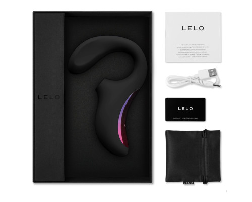 Вакуумний стимулятор із вібрацією LELO Enigma Black