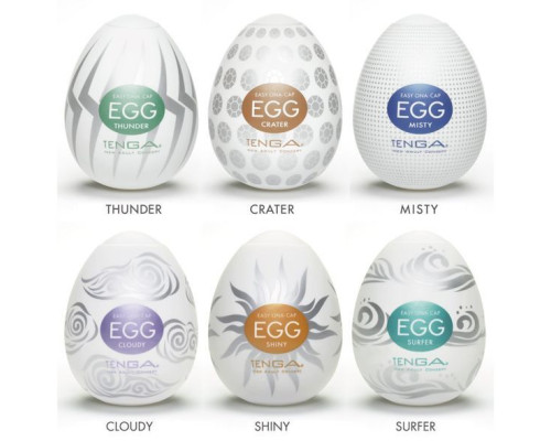 Набір Tenga Egg Hard Boild Pack (6 яєць)