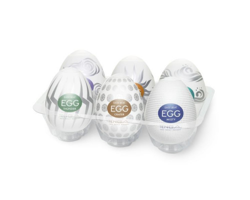 Набір Tenga Egg Hard Boild Pack (6 яєць)