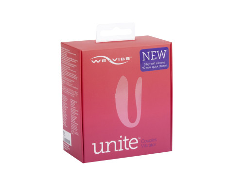 Недорогий вібратор для пар We-Vibe Unite 2 Purple, однокнопковий пульт ДК