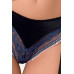 Комплект белья GISELE SET black XXL/XXXL - Passion Exclusive: лиф, трусики с пажами