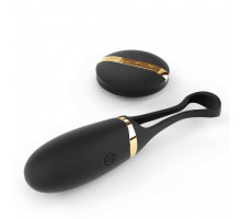 Віброяйце Dorcel Secret Delight Gold з пультом ДК, з турборежимом та голосовим управлінням