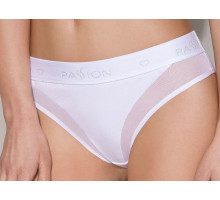 Трусики з прозорою вставкою Passion PS002 PANTIES white, size S