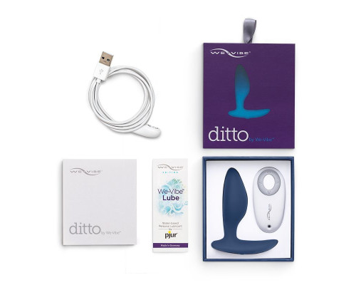 Анальна вібропробка DITTO BY WE-VIBE MOONLIGHT BLUE