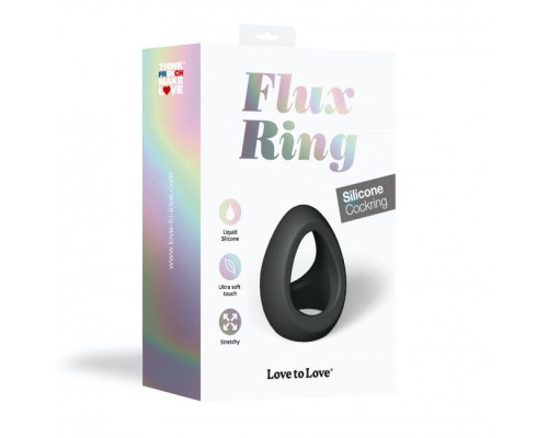 Эрекционное кольцо двойное Love To Love FLUX RING - BLACK ONYX